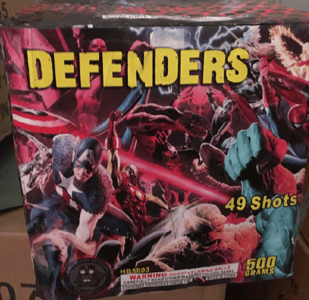 Defenders 49 Shot Cake
